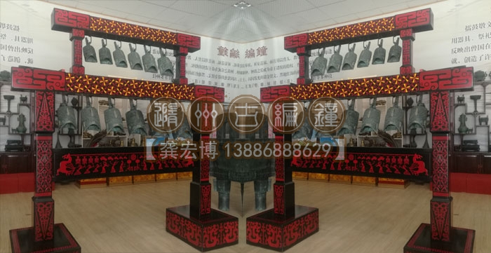 上海客户定制12件编钟照片